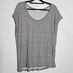 Cute Michael Kors herringbone print top